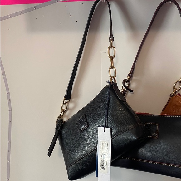 Dooney & Bourke Lizzie nwt Black Leather Shoulder Bag  mini - Picture 12 of 12